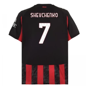 Koszulka Piłkarska AC Milan Shevchenko #7 2025-26 Domowa Męska