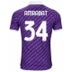 Koszulka Piłkarska ACF Fiorentina Amrabat #34 2023-24 Domowa Męska
