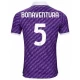 Koszulka Piłkarska ACF Fiorentina Bonaventura #5 2023-24 Domowa Męska