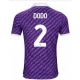 Koszulka Piłkarska ACF Fiorentina Dodo #2 2023-24 Domowa Męska