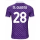 Koszulka Piłkarska ACF Fiorentina M. Quarta #28 2023-24 Domowa Męska