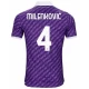 Koszulka Piłkarska ACF Fiorentina Milenkovic #4 2023-24 Domowa Męska