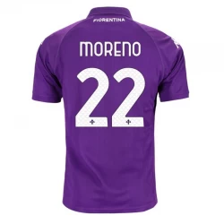 Koszulka Piłkarska ACF Fiorentina Moreno #22 2024-25 Domowa Męska