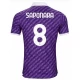 Koszulka Piłkarska ACF Fiorentina Saponara #8 2023-24 Domowa Męska