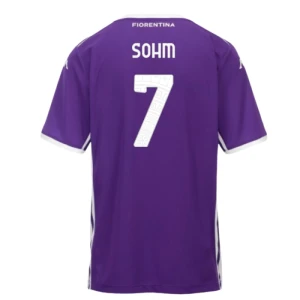 Koszulka Piłkarska ACF Fiorentina Sohm #7 2025-26 Domowa Męska