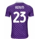 Koszulka Piłkarska ACF Fiorentina Venuti #23 2023-24 Domowa Męska