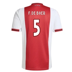 Koszulka Piłkarska AFC Ajax Amsterdam F. De Boer #5 2025-26 Domowa Męska