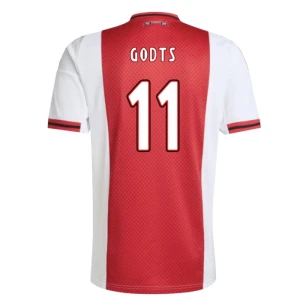 Koszulka Piłkarska AFC Ajax Amsterdam Godts #11 2025-26 Domowa Męska