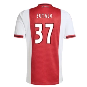 Koszulka Piłkarska AFC Ajax Amsterdam Sutalo #37 2025-26 Domowa Męska