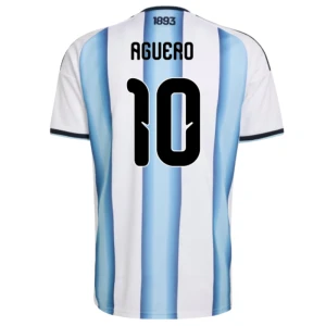 Koszulka Piłkarska Aguero #10 Argentyna Mistrzostwa Świata 2026 Domowa Męska