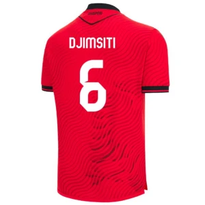 Koszulka Piłkarska Albania Djimsiti #6 2026 Domowa Męska