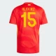 Koszulka Piłkarska Alex B. #15 Hiszpania Mistrzostwa Europy 2024 Domowa Męska