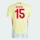 Koszulka Piłkarska Alex B. #15 Hiszpania Mistrzostwa Europy 2024 Wyjazdowa Męska