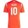 Koszulka Piłkarska Alexis Sánchez #10 Chile Copa America 2024 Domowa Męska