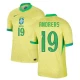 Koszulka Piłkarska Andreas #19 Brazylia Copa America 2024 Domowa Męska