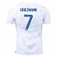 Koszulka Piłkarska Antoine Griezmann #7 Francja Mistrzostwa Świata 2022 Wyjazdowa Męska