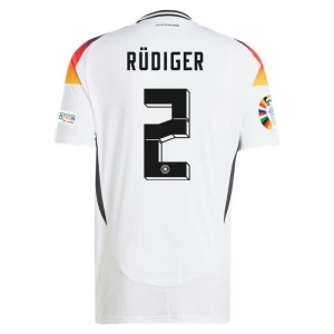 Koszulka Piłkarska Antonio Rudiger #2 Niemcy Mistrzostwa Europy 2024 Domowa Męska