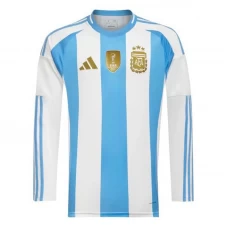 Koszulka Piłkarska Argentyna Copa America 2024 Domowa Męska Długi Rękaw
