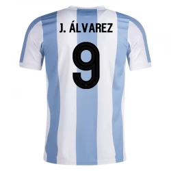Koszulka Piłkarska Argentyna J. Alvarez #9 2024 50th Anniversary Domowa Męska