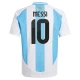Koszulka Piłkarska Argentyna Lionel Messi #10 2024 Domowa Męska