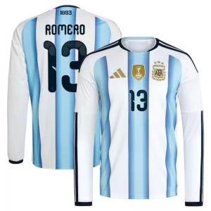 Koszulka Piłkarska Argentyna Romero #13 2026 Domowa Męska Długi Rękaw