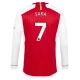 Koszulka Piłkarska Arsenal FC Bukayo Saka #7 2023-24 Domowa Męska Długi Rękaw