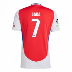 Koszulka Piłkarska Arsenal FC Bukayo Saka #7 2024-25 UCL Domowa Męska