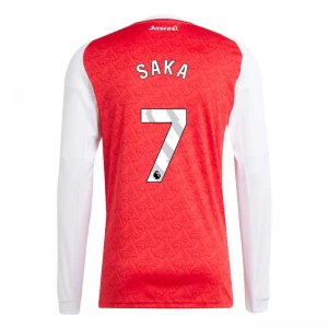 Koszulka Piłkarska Arsenal FC Bukayo Saka #7 2025-26 Domowa Męska Długi Rękaw