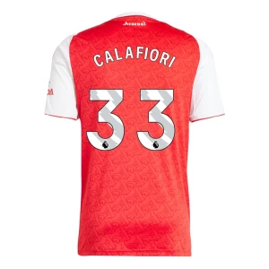 Koszulka Piłkarska Arsenal FC Calafiori #33 2025-26 Domowa Męska