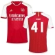 Koszulka Piłkarska Arsenal FC Declan Rice #41 2023-24 UCL Domowa Męska