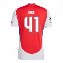 Koszulka Piłkarska Arsenal FC Declan Rice #41 2024-25 UCL Domowa Męska