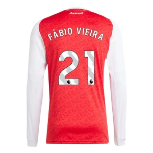 Koszulka Piłkarska Arsenal FC Fabio Vieira #21 2025-26 Domowa Męska Długi Rękaw