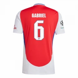 Koszulka Piłkarska Arsenal FC Gabriel Magalhães #6 2024-25 UCL Domowa Męska