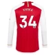 Koszulka Piłkarska Arsenal FC Granit Xhaka #34 2023-24 Domowa Męska Długi Rękaw