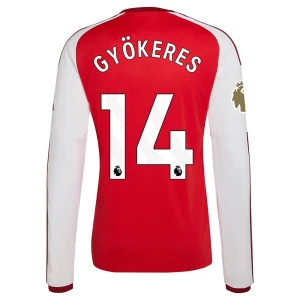 Koszulka Piłkarska Arsenal FC Gyokeres #14 2026-27 Domowa Męska Długi Rękaw
