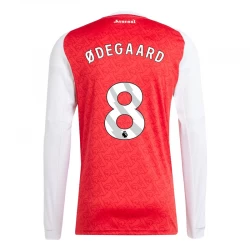 Koszulka Piłkarska Arsenal FC Odegaard #8 2025-26 Domowa Męska Długi Rękaw