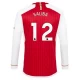 Koszulka Piłkarska Arsenal FC Saliba #12 2023-24 Domowa Męska Długi Rękaw
