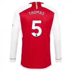 Koszulka Piłkarska Arsenal FC Thomas #5 2023-24 Domowa Męska Długi Rękaw