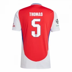 Koszulka Piłkarska Arsenal FC Thomas #5 2024-25 UCL Domowa Męska