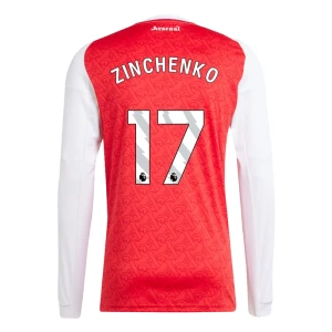 Koszulka Piłkarska Arsenal FC Zinchenko #17 2025-26 Domowa Męska Długi Rękaw