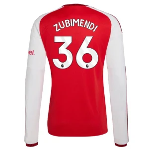 Koszulka Piłkarska Arsenal FC Zubimendi #36 2026-27 Domowa Męska Długi Rękaw