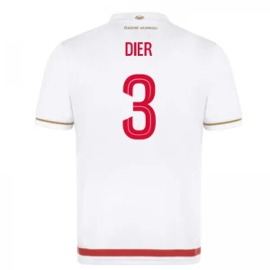 Koszulka Piłkarska AS Monaco Dier #3 2025-26 Domowa Męska