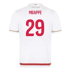 Koszulka Piłkarska AS Monaco Mbappe #29 2025-26 Domowa Męska
