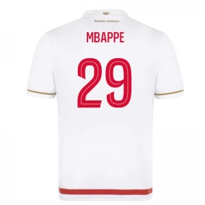 Koszulka Piłkarska AS Monaco Mbappe #29 2025-26 Domowa Męska