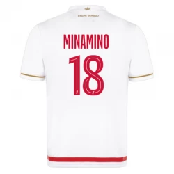 Koszulka Piłkarska AS Monaco Minamino #18 2025-26 Domowa Męska