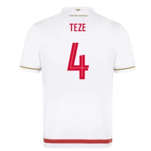 Koszulka Piłkarska AS Monaco Teze #4 2025-26 Domowa Męska