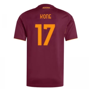 Koszulka Piłkarska AS Roma Kone #17 2025-26 Domowa Męska