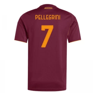 Koszulka Piłkarska AS Roma Pellegrini #7 2025-26 Domowa Męska