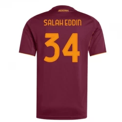 Koszulka Piłkarska AS Roma Salah Eddin #34 2025-26 Domowa Męska