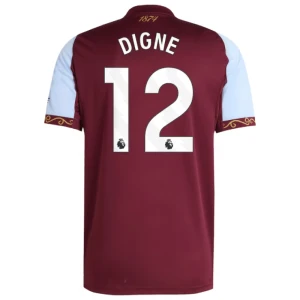 Koszulka Piłkarska Aston Villa Digne #12 2025-26 Domowa Męska